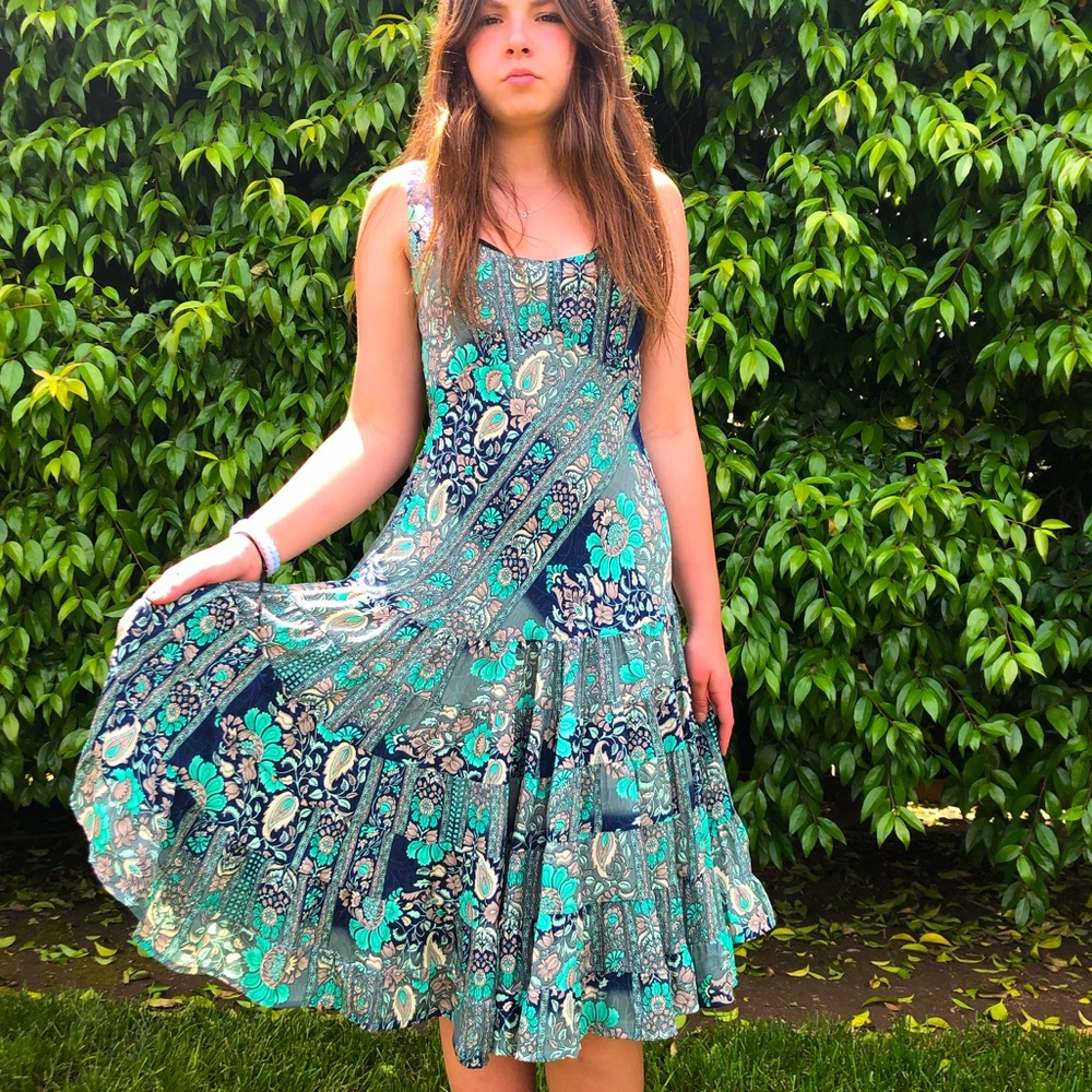 Gorgeous Paisley Boho Dress 👗 Size Small. By Karma Highway 🛣